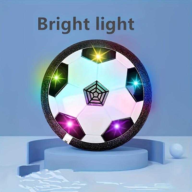 Floating Soccer Ball with LED Light for Indoor and Outdoor Fun, Interactive Gift for Kids, Requires 3 Aa Batteries, Lightweight Design