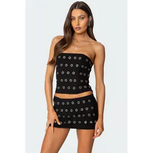 Arlette Grommet Strapless Corset