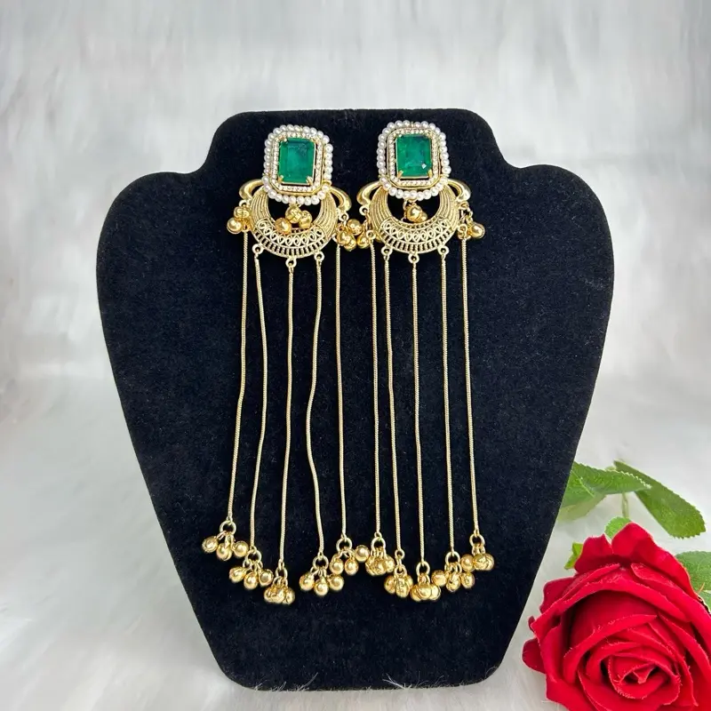 Desi Elegant Kashmiri Ghungroo Trending Earrings for Festive Wear