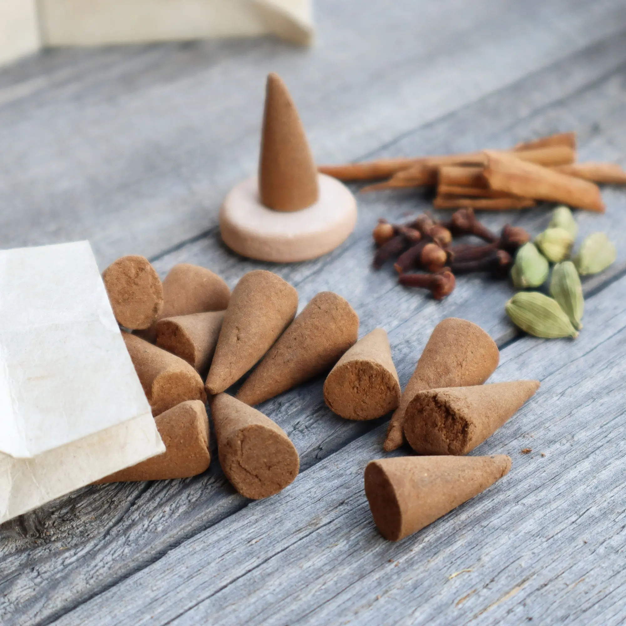 Shangri-La Herbs Incense Cones Nepalese Handmade Dhoop 25 Cones Box Fragrance