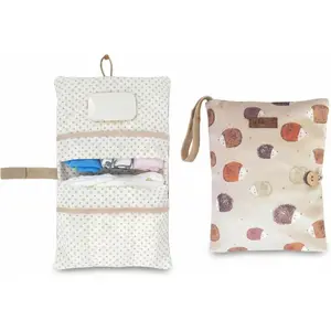 Baby Diaper Bag Organizer – Compact & Foldable Stroller Pouch for Newborn Essentials | Travel-Friendly | Fits Boys & Girls (Urchin)