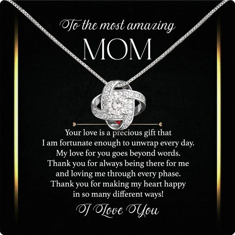Elegant 6mm Cubic Zirconia Stone Necklace - Artificial Cubic Zircons Jewelry with Exquisite Craftsmanship, Adjustable Chain, Mahogany-Style Luxury Box, LED Spotlight, Casual Wear Gift for Female Adults (Birthday), Anniversary