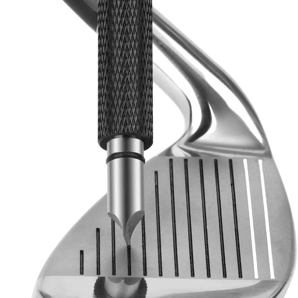 Golf Club Groove Sharpener, Reconditioning Tool, Golf Putting Tool for Putter and Iron Clubs, Best Backspin Generator, Suitable for U and V Slots, Essential Golf Accessory