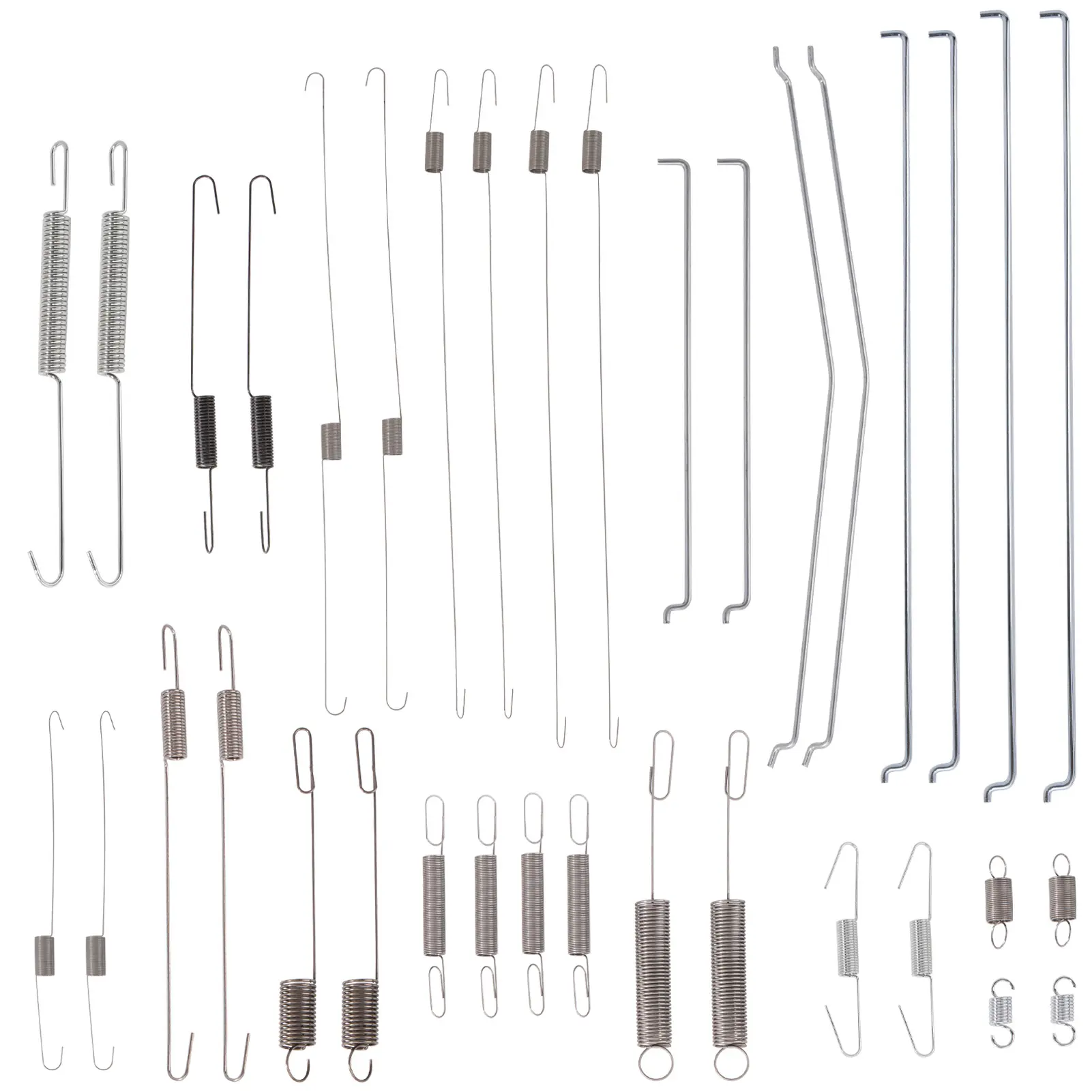 Kaberalty 36 Pack Throttle Springs Assortment Throttle Return Springs Linkage Kit Speed Control Springs Throttle Rod for Honda Briggs and Stratton Small Engines