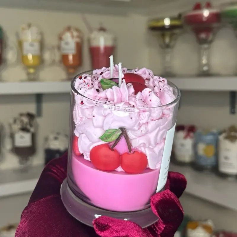 Cherry bomb candle