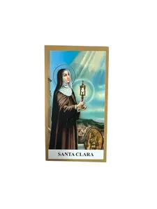 Prayer Card Santa Clara 4"x 2"