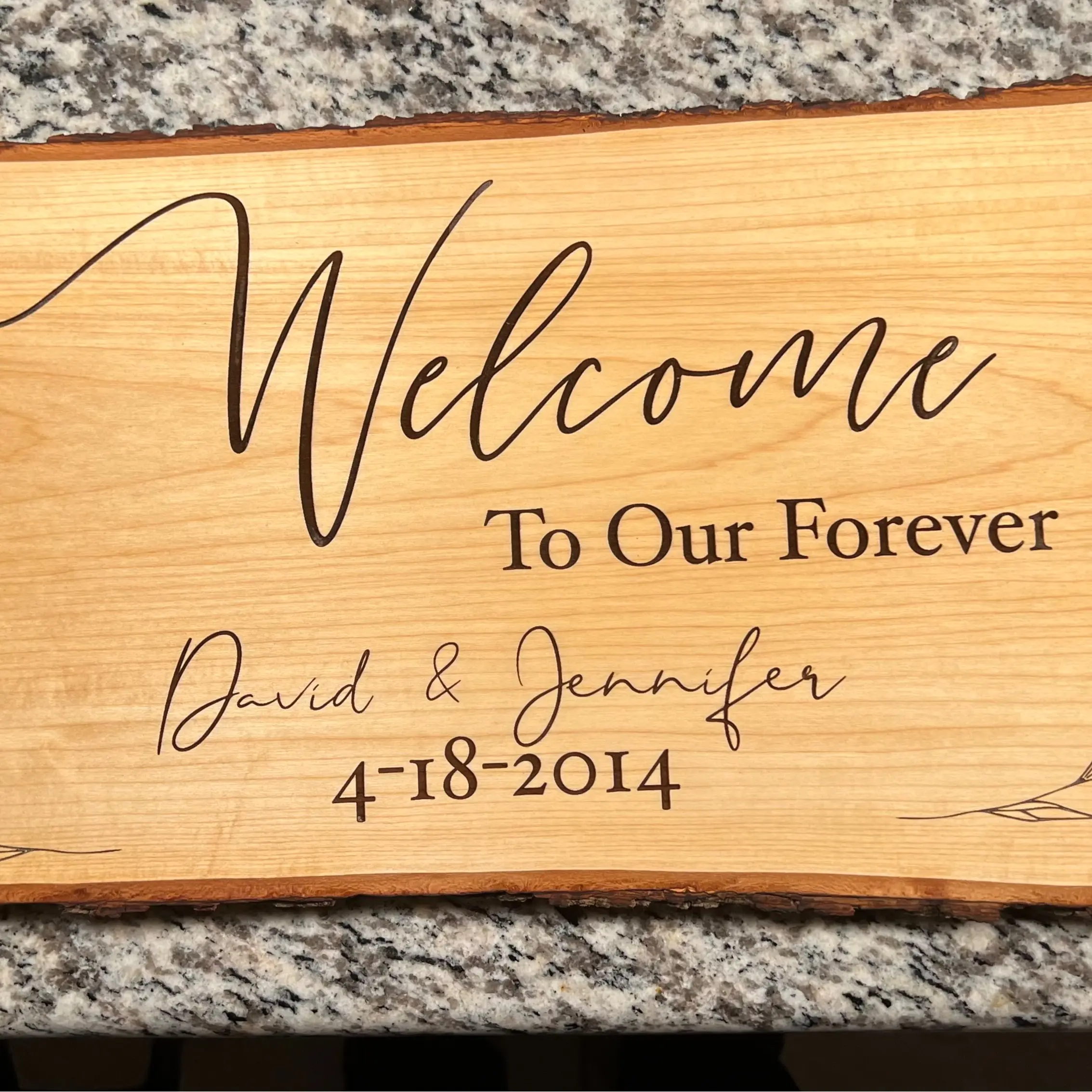 Rustic Wedding Sign