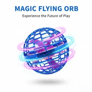 Levitating Induction Flying Ball, Glow Gyro for Fingertip Play, Sports & Outdoor Training Ball