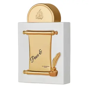 Lattafa Pride Peace & Love Unisex Eau de Parfum Spray 3.4 Ounce 100 ml Oriental Fruity Floral Fragrance with Bergamot Almond & Rose Notes