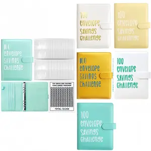 100 Envelopes Money Saving Challenge, Savings Challenges Book with Cash Envelopes, A5 Budget Planner Book to Save $5,050, Easy and Fun Way to Save $5,050