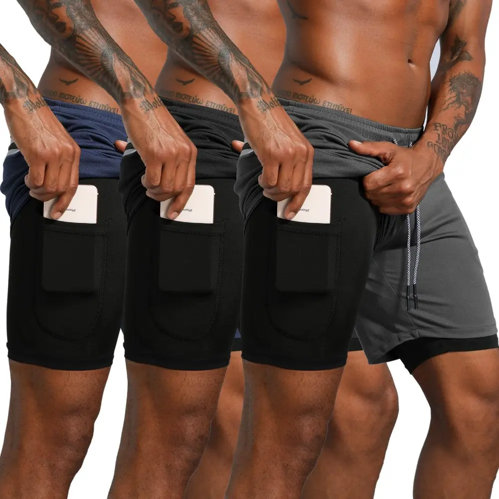 3 Pack Black / Dark Grey / Dark Blu