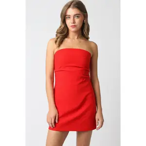 The Abby dress-Red