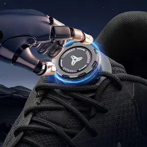 1 Pair 6 Piece Set Third Generation No-Tie Shoelace Lock, Quick Adjust Rotating Lock Mechanism, Lightweight Abs Non-Slip Design for Hiking, Work Out and Sports Shoes