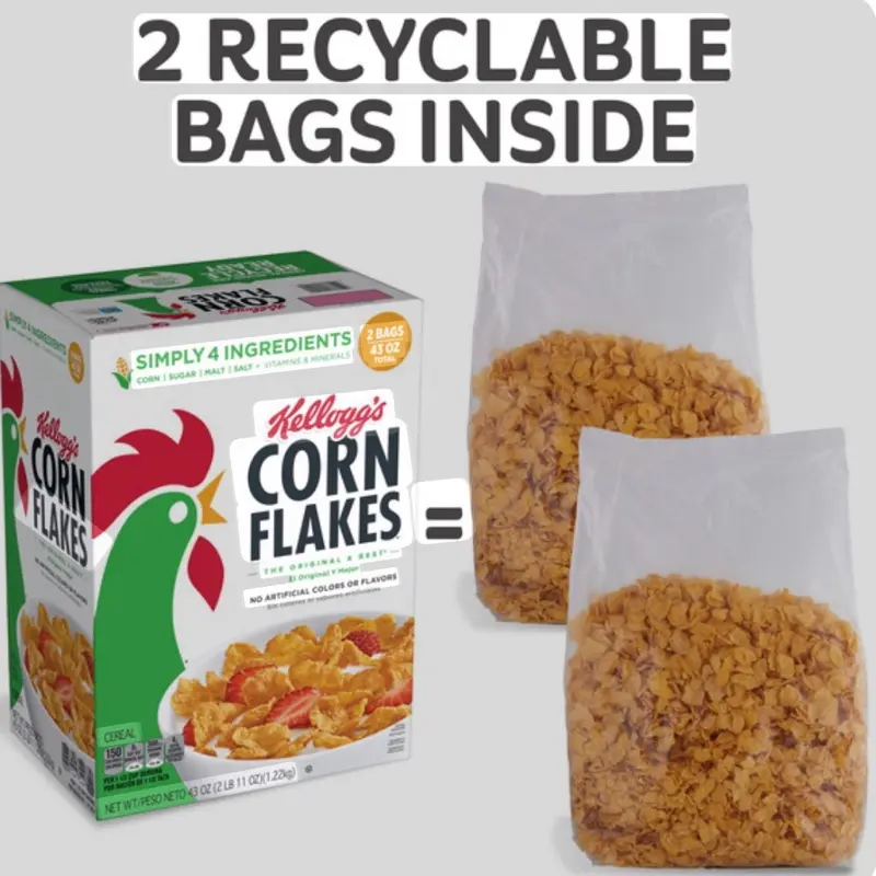 Corn Flakes Breakfast Cereal 43 oz 2 pk Muesli Oatmeal Food Instant Nutritious Breakfast on the Go
