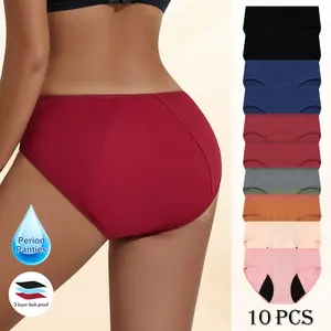 Women's Menstrual Underwear Is Comfortable And Soft, with 3 Layers Of Absorbent And Leak Proof Underwear. Women's Physiological Underwear, Period Underwear For Women