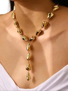 Women's Elegant Boho Style Irregular Shaped Pendant Necklace, Fashion Jewelry for Party, Daily Clothing Decor, Trendy All-match & Exquisite Jewelry for Birthday Gift