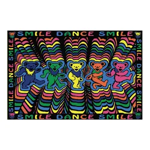 Grateful Dead Dancing Bears Smile Tapestry