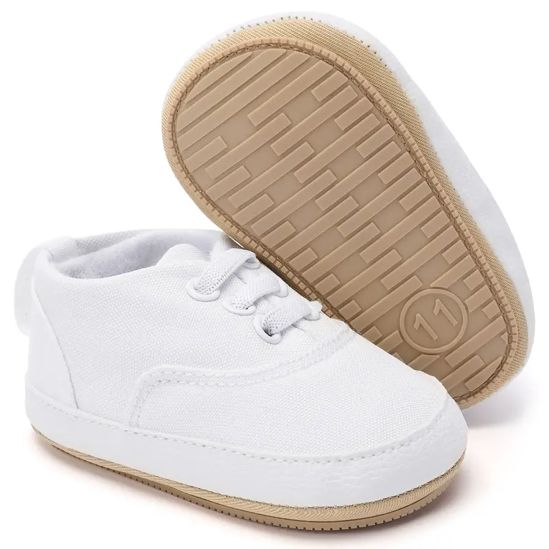 Kids Low-Top Soft-Soled Walking Shoes, Toddler Canvas First Walkers Trainers, Non-Slip Lightweight Indoor Outdoor Shoes for 0-18 Months Infants & Baby Boys Girls #backtoschool, Kids Shoes, Low Top Shoes