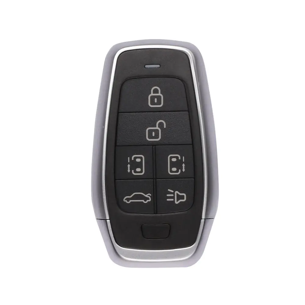 Autel MaxiIM IKEYAT6TPS 6-Button Brand New Aftermarket Replacement Universal Smart Remote Key, Automotive Interior Accessory with Door Access, Lock/Unlock Functions, Car Gadget