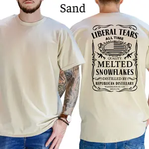Liberal Tears Funny T-Shirt, Patriot Mens Shirts Funny, Conservative Political Graphics Tee, Political Graphics Shirt, Men's Gifts, Casual Menswear, For Men