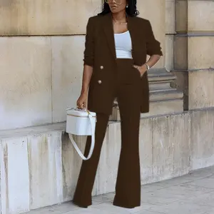 New Solid Color Casual Suit Wide-Leg Pants Two-Piece Set sakura dress black midi nina outfit outfits dizzy wednesday line thanksgiving women zendaya blue intimates musclemommy sundress hoco dresses Burnout Kimono for dirndl rapunzel rubi rose backle princ