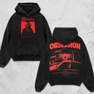 Obsession 2026 Horror Movie Washed Hoodie, ship fast , Horror Graphic Washed Tee, Dark Aesthetic Pullover, Thriller Movie Hoodie, Ships Fast H1S