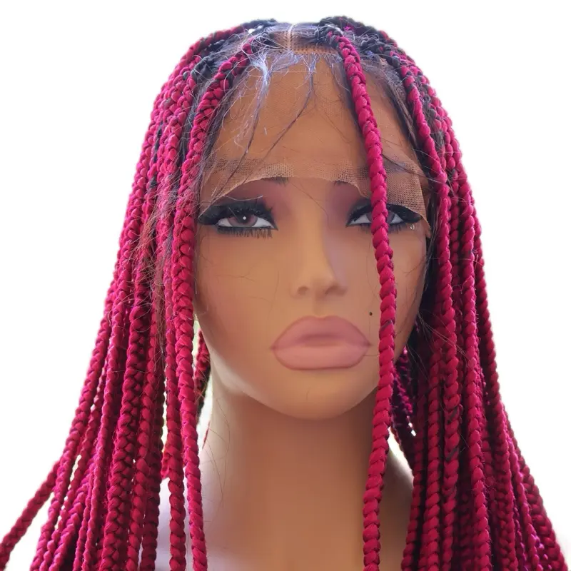 Red 30 Inch Braided Lace - As Seen in the Image Description