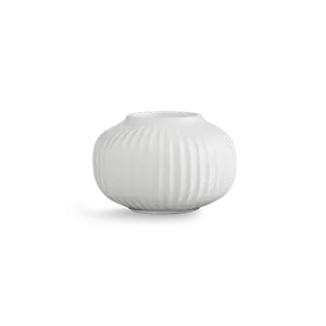 Kähler Hammershøi Tealight Holder, White, H: 2.6"