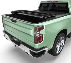 5'9" (70") Bed Soft Tri-Fold Truck Bed Cover Fits for Chevy Silverado/GMC Sierra 1500 New Body Style 2019-2026 Without Multi-Flex Tailgate