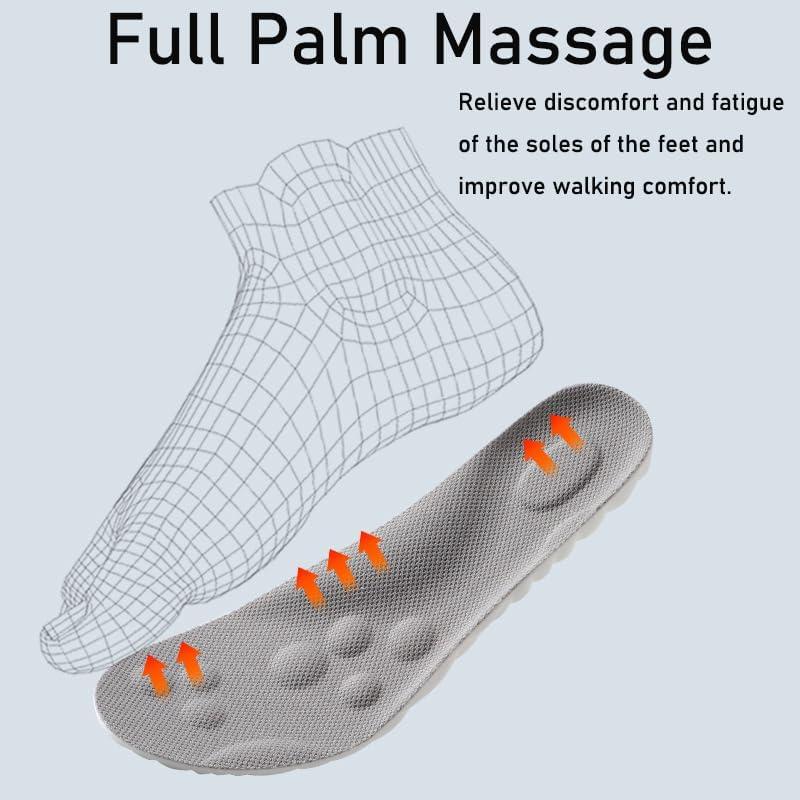 Orthopedic Support Insoles for Women & Men - Cushioned, Breathable Foot Pain Relief