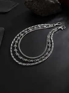 Men's Multi-Layer Pentagon Chain Fashion Pants Chain, Vintage Cool Trendy Hip-Hop Punk Unique Flair Personality Accessory, Stylish Belt Buckle Design