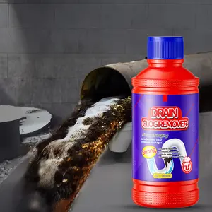 Professional Strength Drain Cleaner Fast Acting Clog Remover for Kitchen Sink Bath Tub Shower Drain Pipe Unblocker Safe for Pipes Bathroom Cleaner Cleaner Treatment Agent
