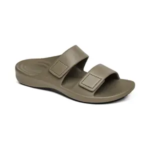 Milos Orthotic Men's Slides - Army