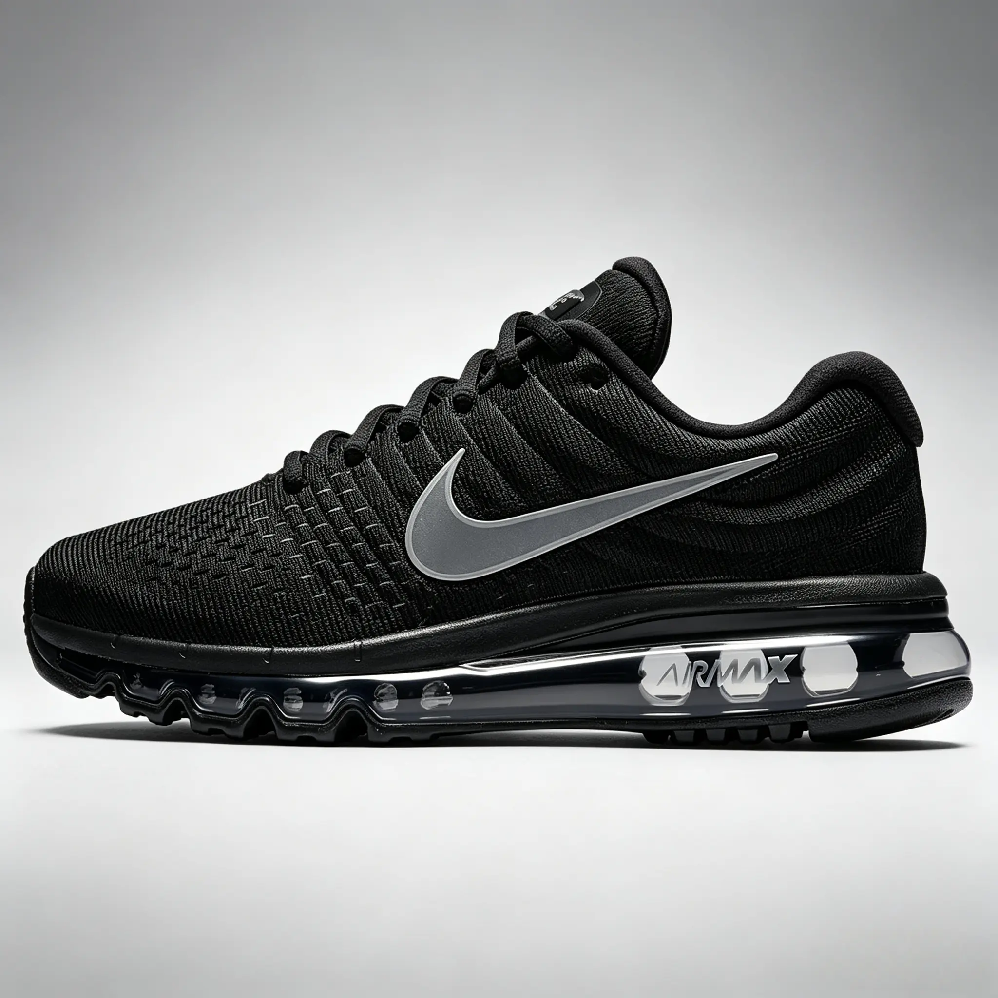 Men's Nike Air Max 2017 Black Casual Trainers - Shoe, Footwear - Style Code 849559-001, Size 24