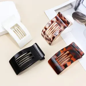 Women's Matte Lay-Flat Claw Clips, Large Strong-Hold Non-Slip Duck Billed Jaw Clips, Tortoise Hair Accessories for All Hair Types & Daily Styling fathersdaygiftideas alligator