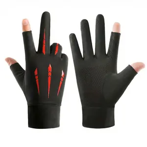 Breathable Ice Silk Sport Gloves, Sun Protection Anti-Slip, Outdoor Sports Gloves for Riding Fishing, Spring Summer Essentials, Workout Gloves