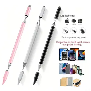 3-in-1 Stylus Pen for iPad, Tablet, Phone & Switch – High Precision Universal Touchscreen Pen, No Bluetooth Needed, Flat Design, Perfect School, Birthday & Holiday Gift for All Ages