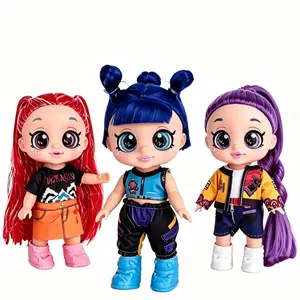 Anime Action Figure Dolls,kpop hunterx 7 Inch Articulated Figures, 5D Sparkling Eyes, Articulated Joints, Fan Collection & Little Girls' Holiday Gift