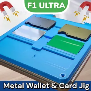 xTool F1 Ultra - Metal Card & Wallet Jig