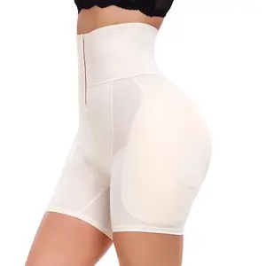 Everyday Comfort Butt Lifter Shorts - Plus Size High Waist Shaper with Breathable Fabric & 4 Removable Pads for a Natural-Looking Lift and Smooth Silhouette