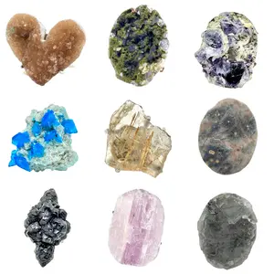 Tray B -【No.035-043】Unique Handmade Crystal Ring in Assorted Colors and Styles for Stylish Accessory
