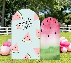 15-day Delivery Two-tti Frutti Arch Backdrop Cover Watermelon 2nd Birthday Summer Party
