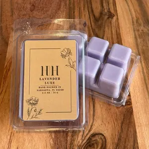H|H Lavender Luxe 2.5oz 71g Scented Wax Cubes for Home Fragrance Hand Poured in Sarasota,FL