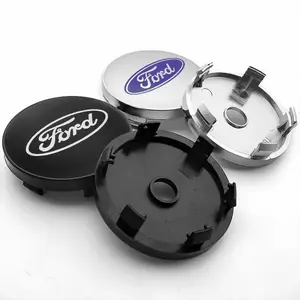 4Pcs 56mm Car Wheel Hub Center Sticker Decal 60mm Car Wheel Center Hub Cap Badge Emblem Wheel Sticker For Ford Focus Fiesta Kuga Ranger Mondeo Escort S-MAX Accessories