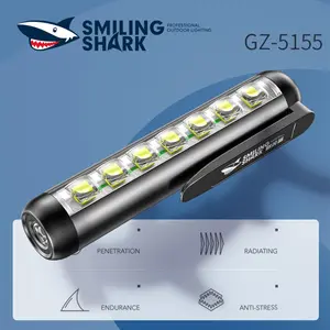 【GZ-5155】Want a flashlight with high cost performance? Give SmilingShark a try! 【GZ-5155】Want a flashlight with high cost performance? Give SmilingShark a try!