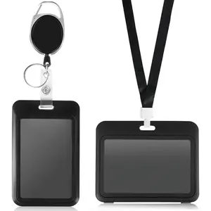 Unisex Badge Holder, Standing ID Folder, ID Card Holder