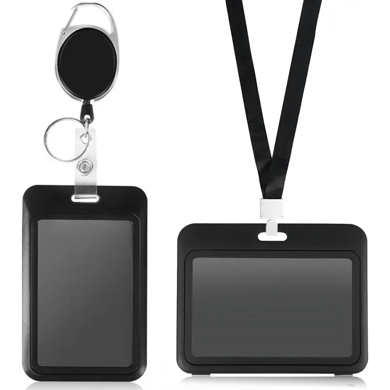 Unisex Badge Holder, Standing ID Folder, ID Card Holder, Id Holders For Badges