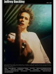 ~HOT!~ Jeff Buckley First Concert Retro Poster Wall Decor Home.