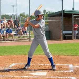 Youth Boys Baseball Pants - Quarter Open Fly with Durable Snap & Elastic Bottom, T-Ball Pants, Comfortable Pull-Up Design for Sports Practice and Games, Lightweight Breathable Athletic Wear