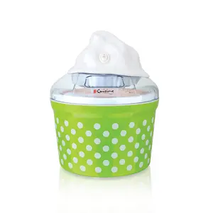 Euro Cuisine ICM26GR  Automatic Ice Cream, Sorbet & Frozen Yogurt Maker with 4 Glass Ice Cream Cup